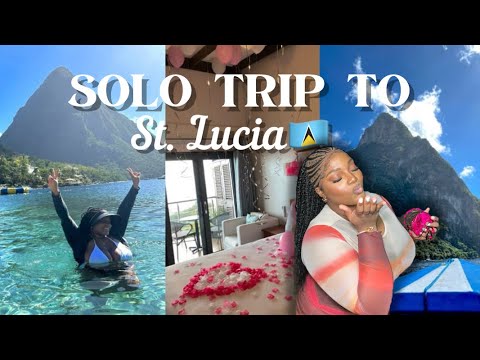 Solo Adventure in Castries, St. Lucia: Travel Vlog Exploring Sugar Beach and Top Activities in St. Lucia