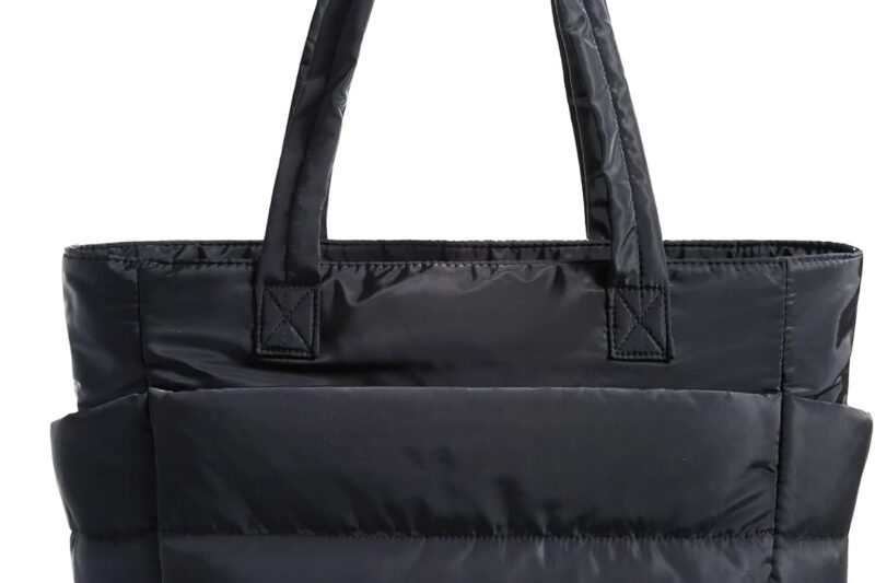 BAGSMART Lightweight Puffy Tote for Women